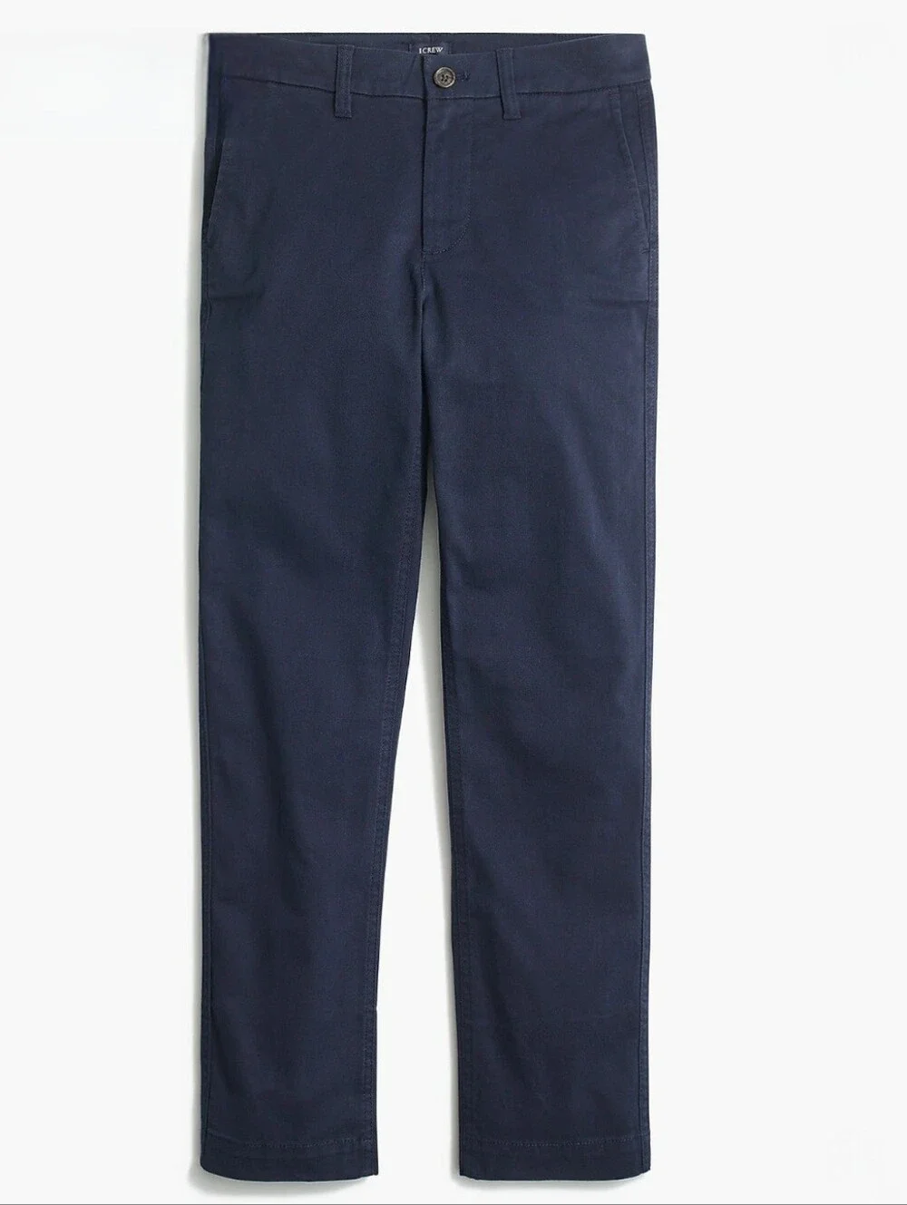 J. Crew Petite high-rise girlfriend navy chino pant